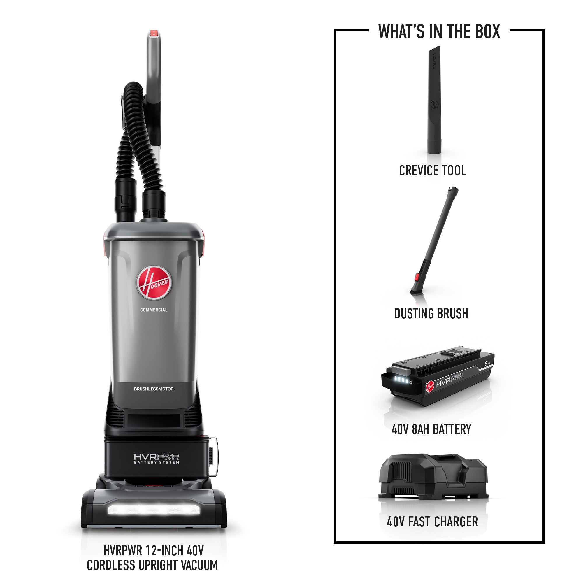 Commercial HVRPWR 12-Inch 40V Brushless Upright with Tools Kit - Image 15